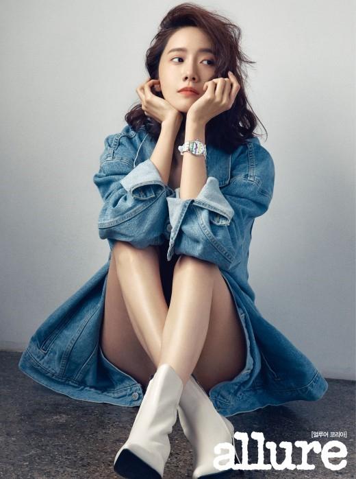 少女时代允儿登杂志封面 清新淑女素雅美